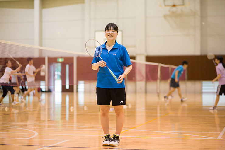 新人戦Bブロック優勝〜学びと部活、両方楽しむ〜 バドミントン部中島優香さんインタビュー