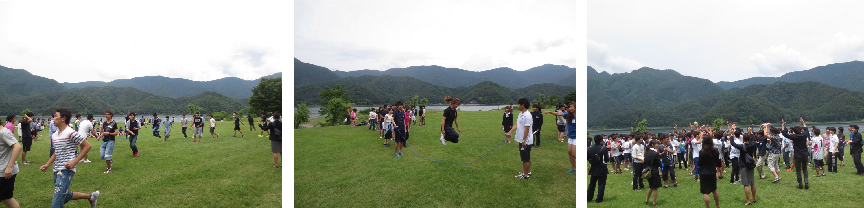 小海公園にて行われた大縄対抗戦