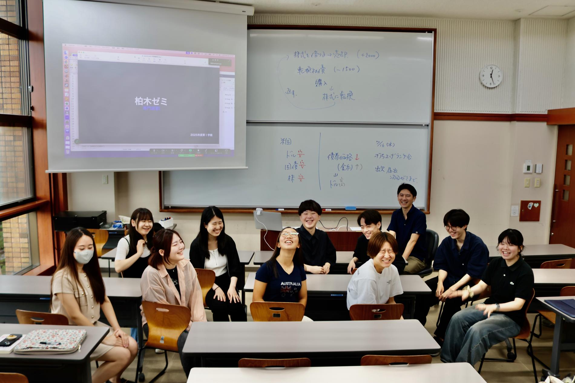 柏木ゼミの様子