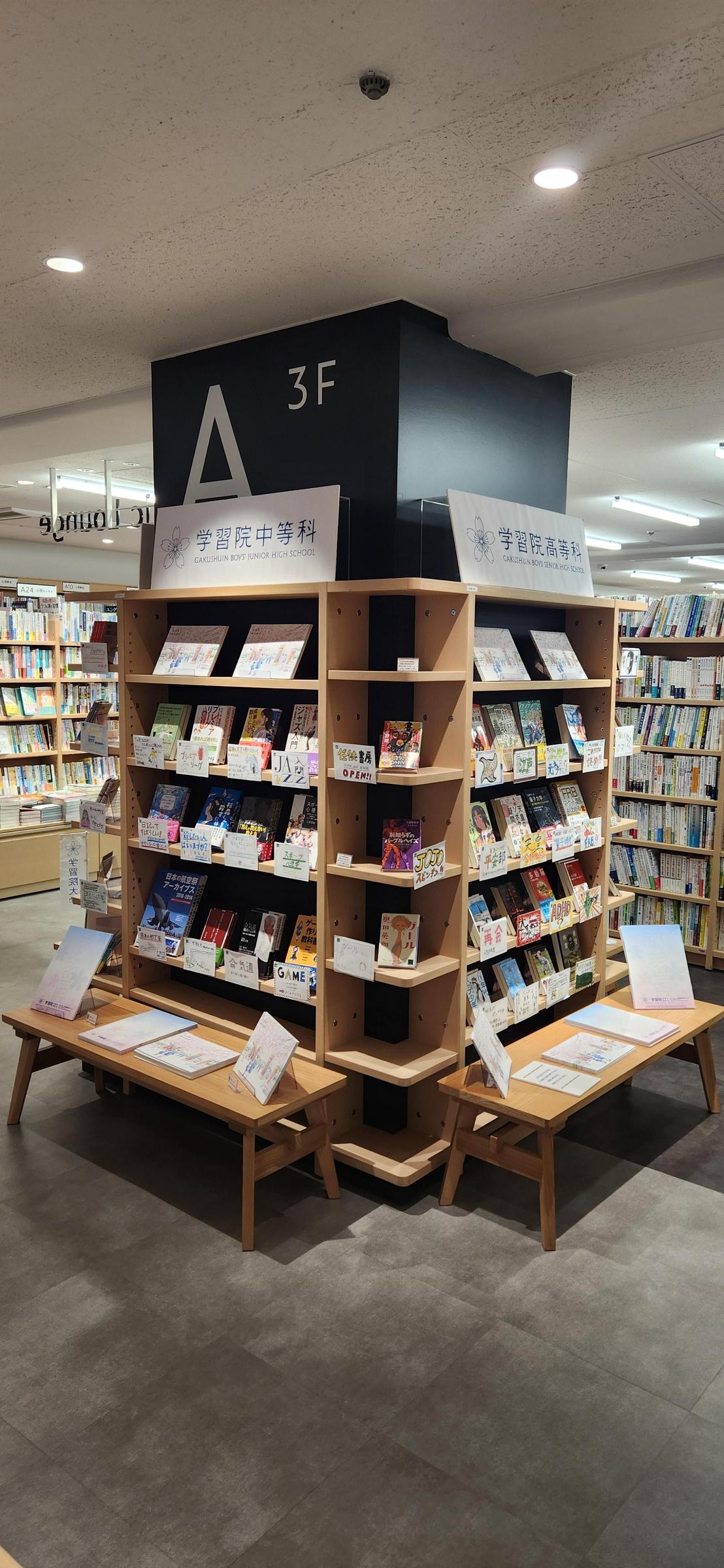 選書ツアー展示本（中高全景）